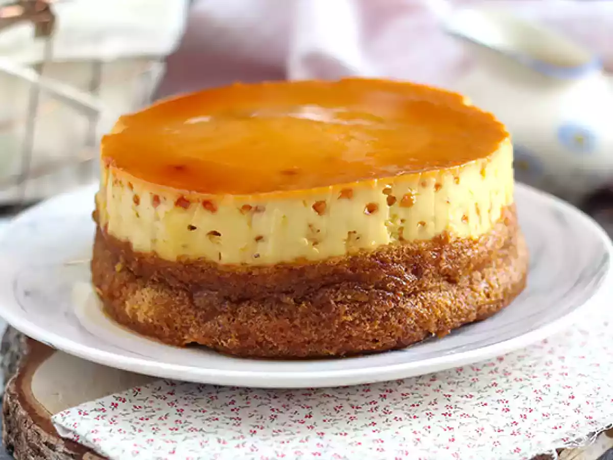 Tort flan cu vanilie - poza 4
