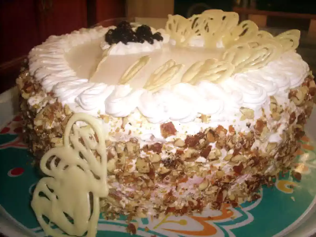 Tort - inima cu mousse de mure si crantz - poza 3