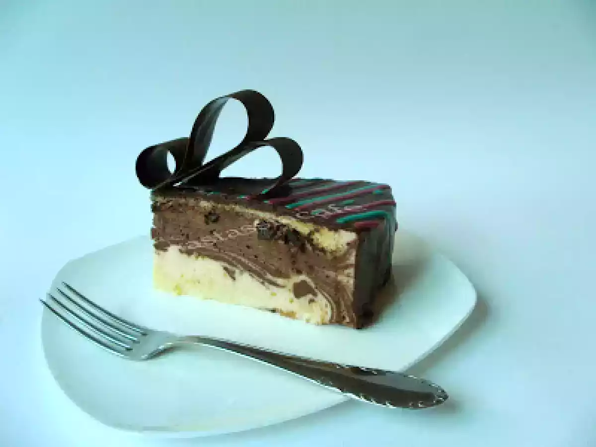 Tort lapte de pasare cu cacao - poza 4