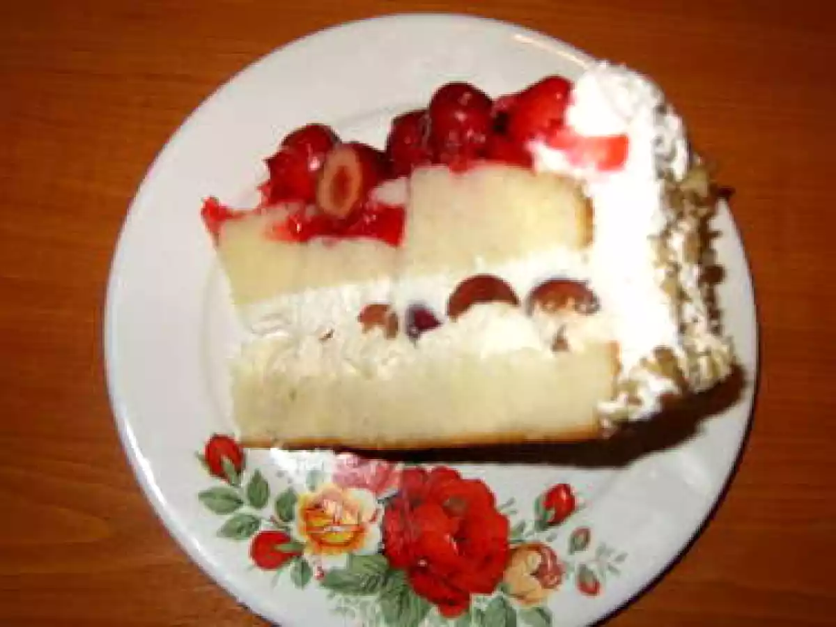 TORT RACOROS CU CIRESE. - poza 2