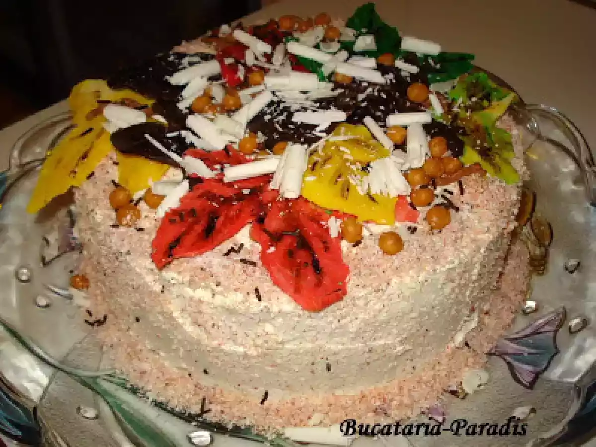 TORT SPIRALA CU ANANAS - poza 5