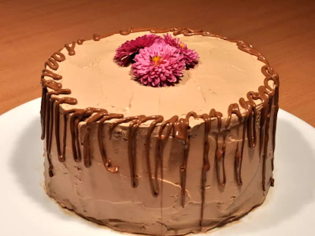 Tort-spirala de ciocolata cu crema ganas - poza 2