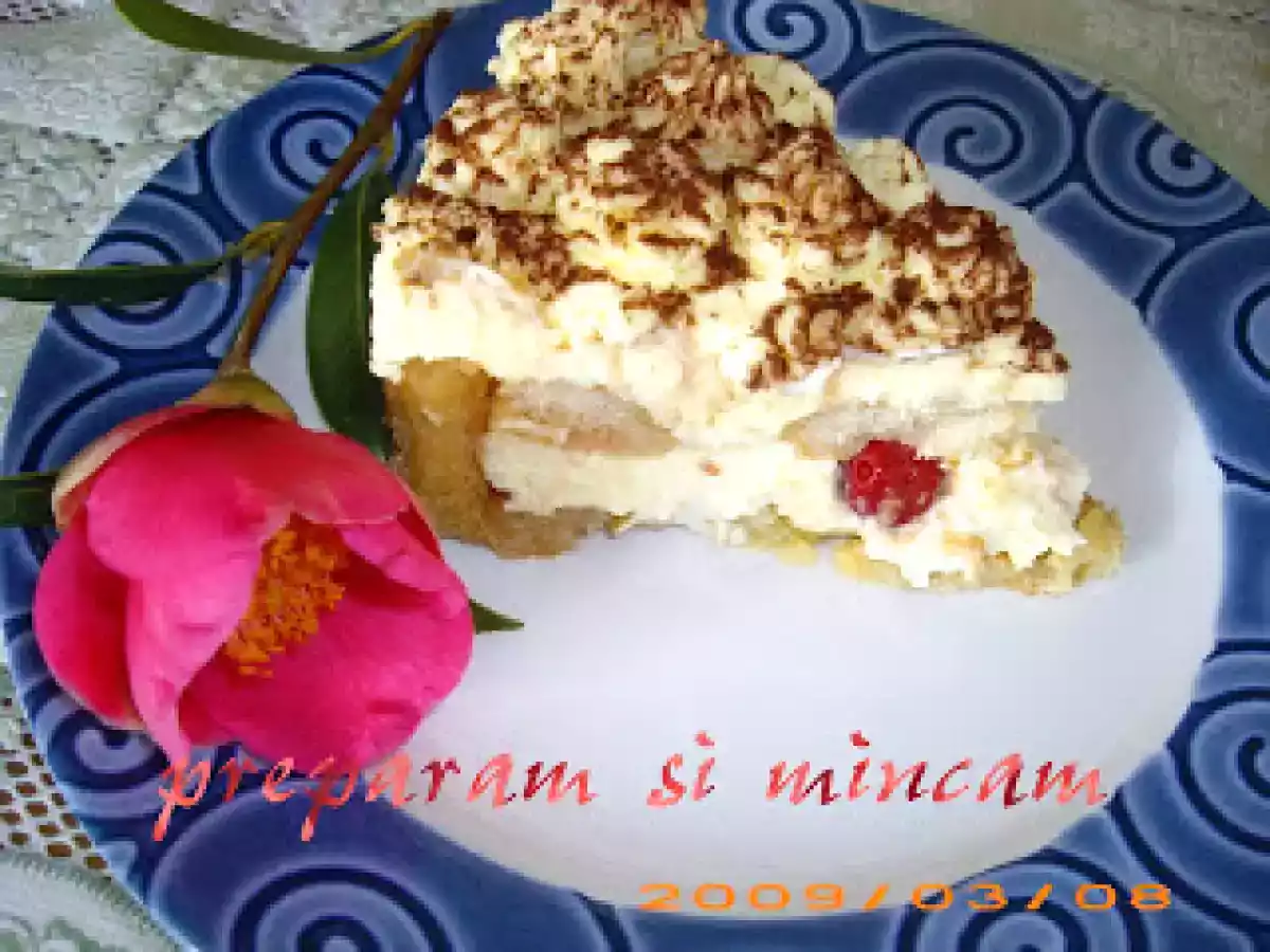 Tort tiramisu cu capsuni - poza 7