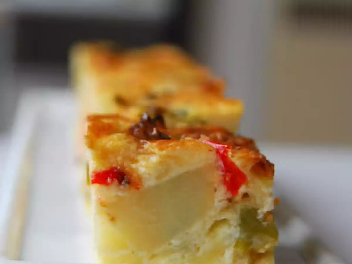 Tortilla cu branza si ceapa verde - poza 2