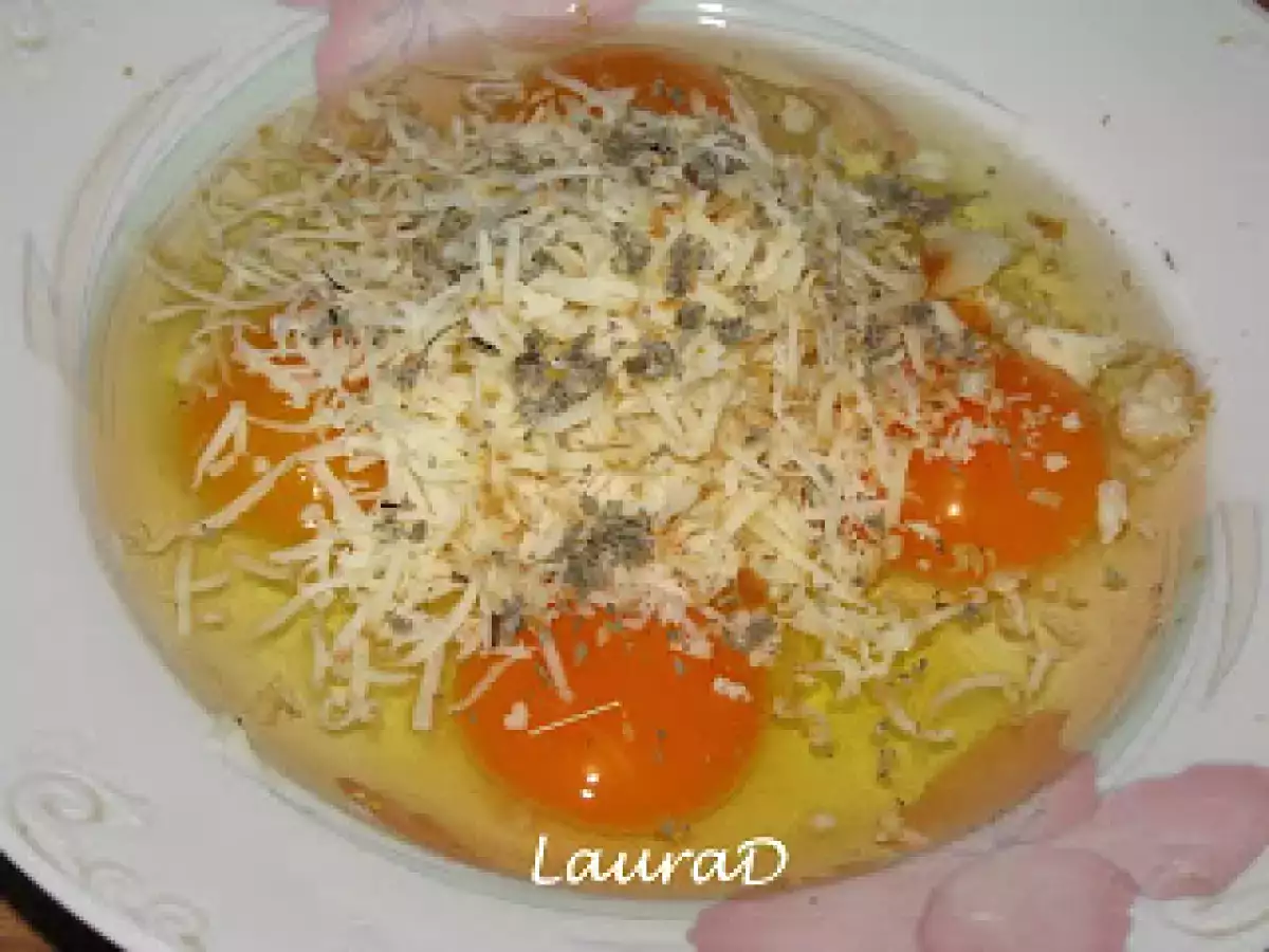 Tortilla cu cartofi, praz si branza - poza 2