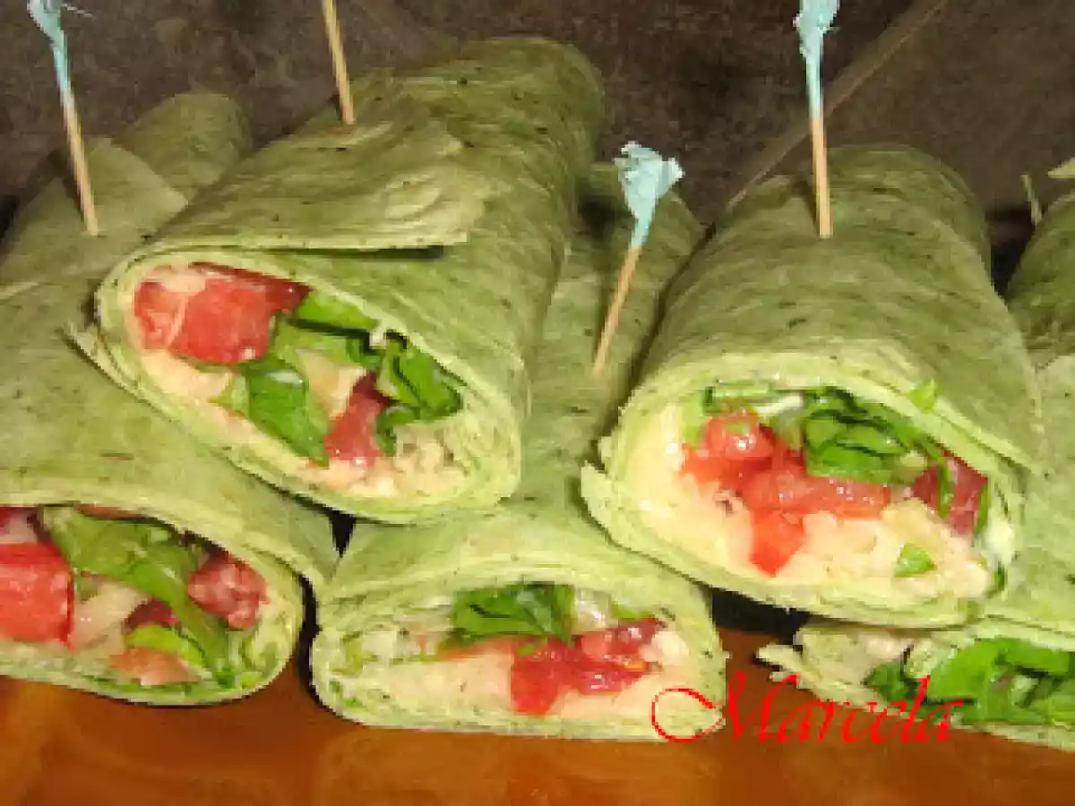 Tortilla wraps-un aperitiv simplu si rapid