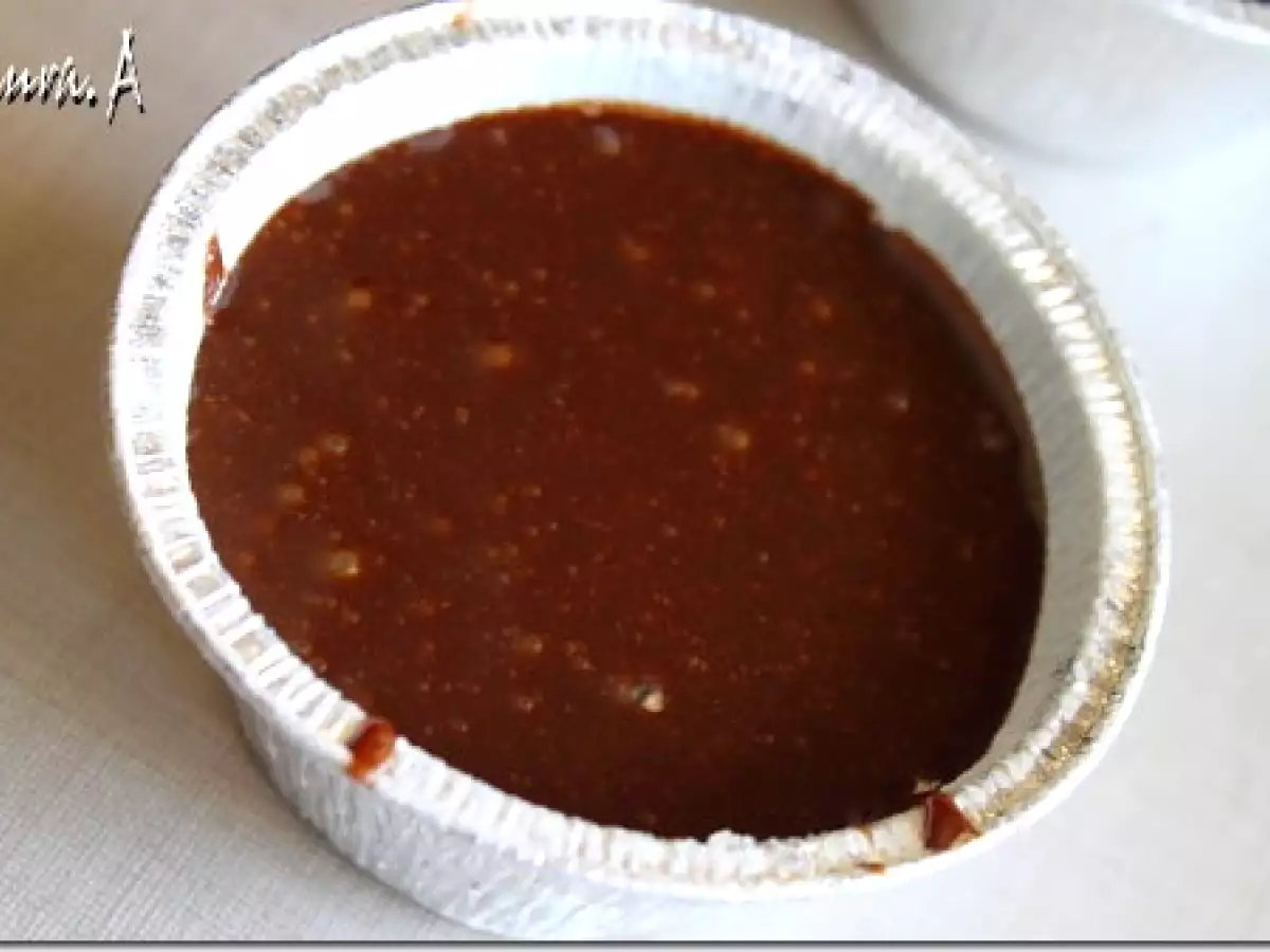 Tortino di cioccolato con cuore fondente - poza 6