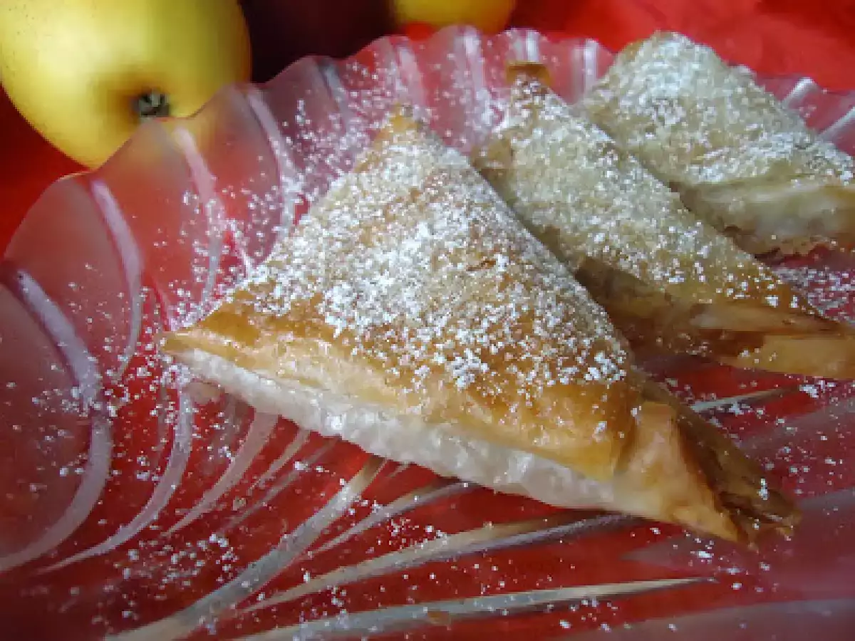 Triunghiuri cu mere si nuci