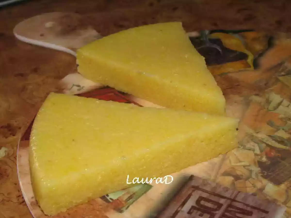 Triunghiuri de mamaliga la gratar cu legume coapte - poza 5