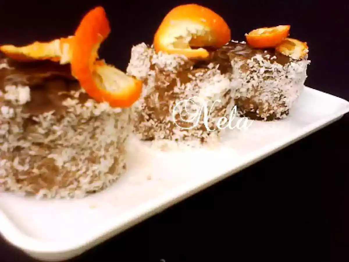 Turnulete cu ciocolata si nuca de cocos - poza 3