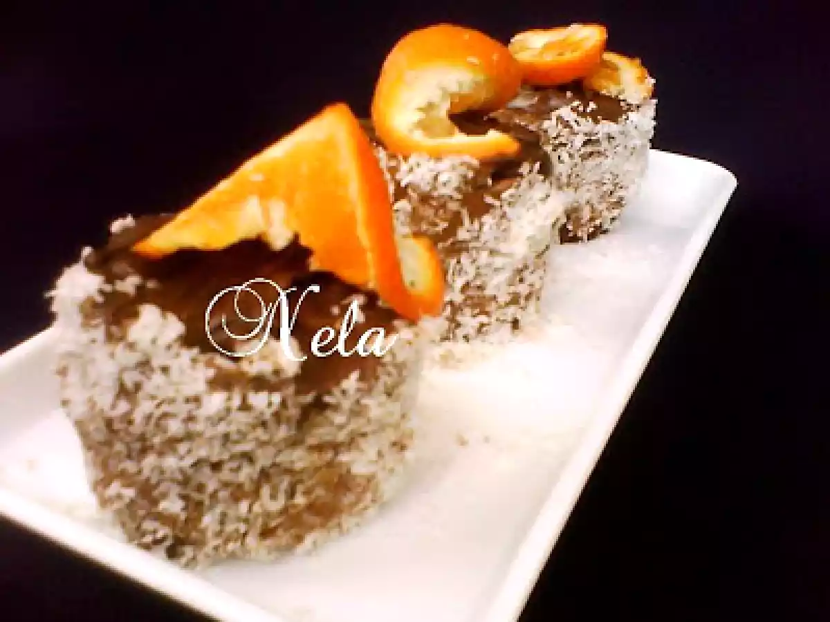 Turnulete cu ciocolata si nuca de cocos - poza 4