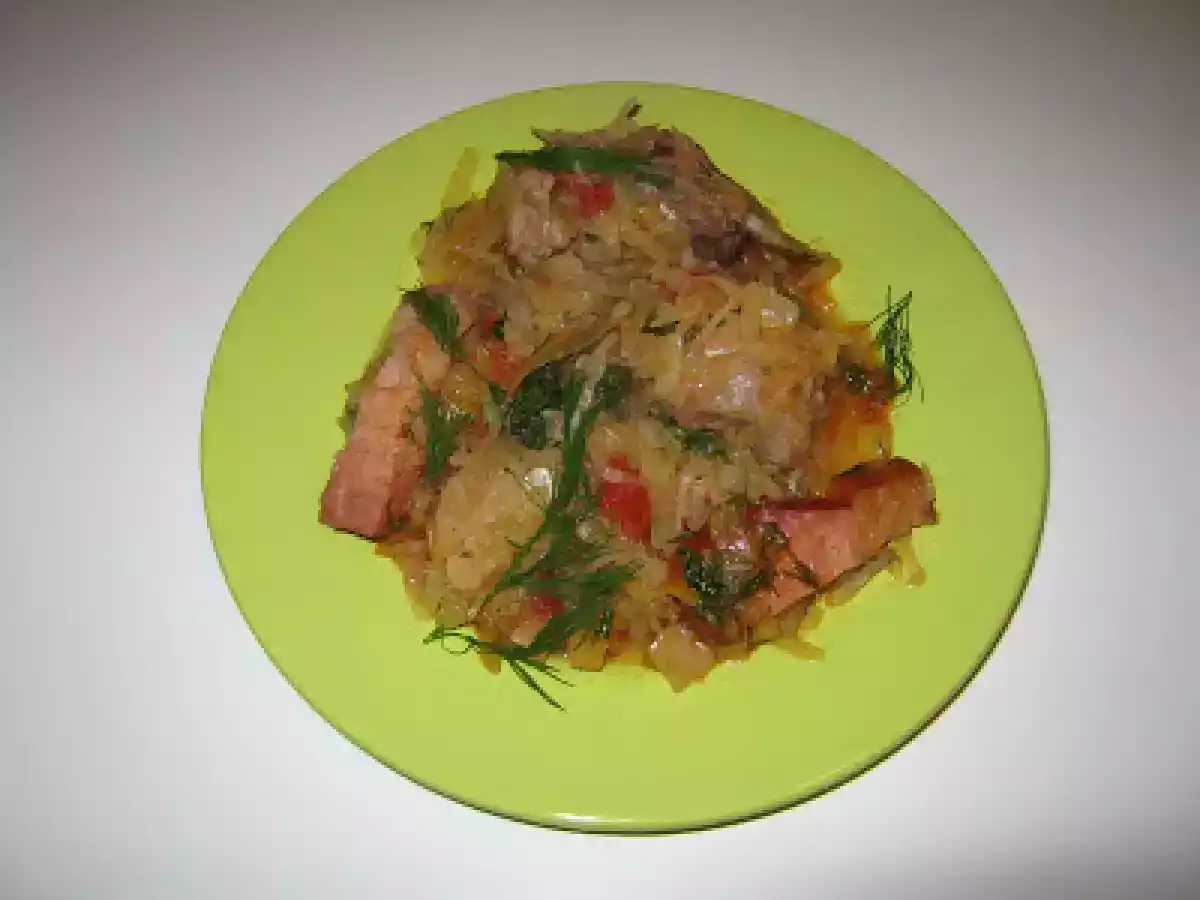 Varz dulce cu jambon i coaste de porc - poza 3