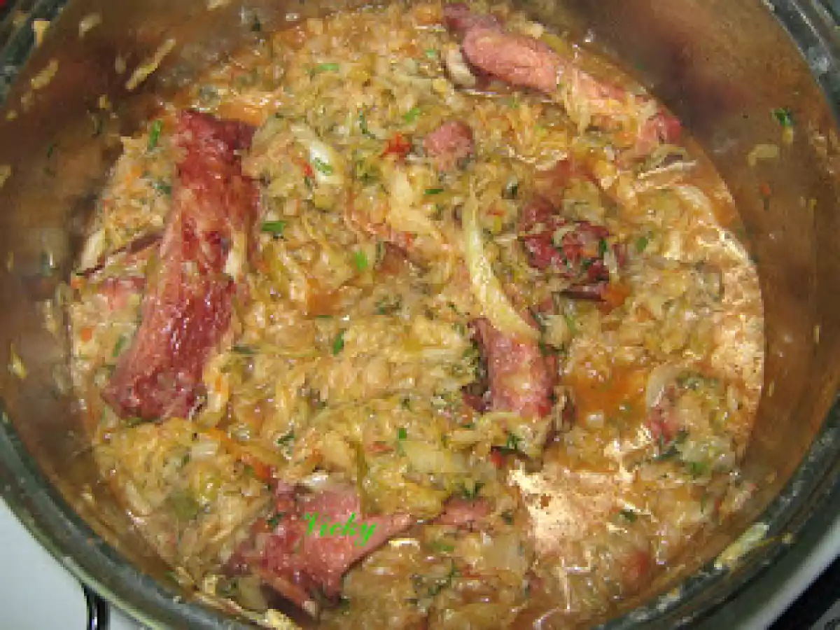 Varza cu scarita afumata - poza 2