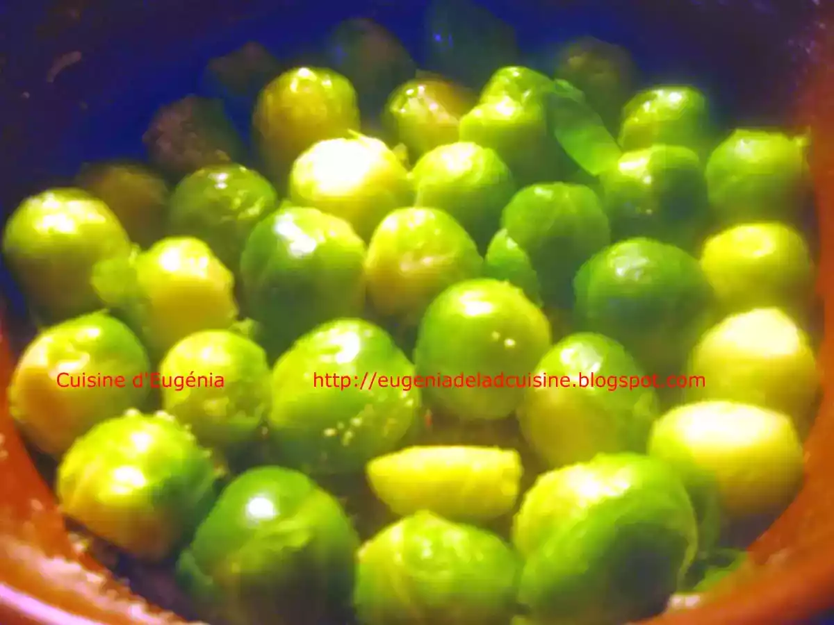 Varza de bruxelles cu jambon si bacon - poza 3