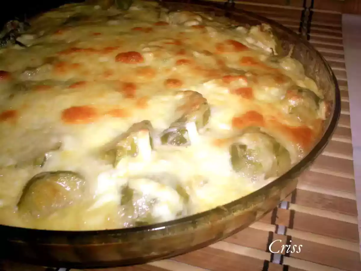 Varza de Bruxelles gratinata - poza 3