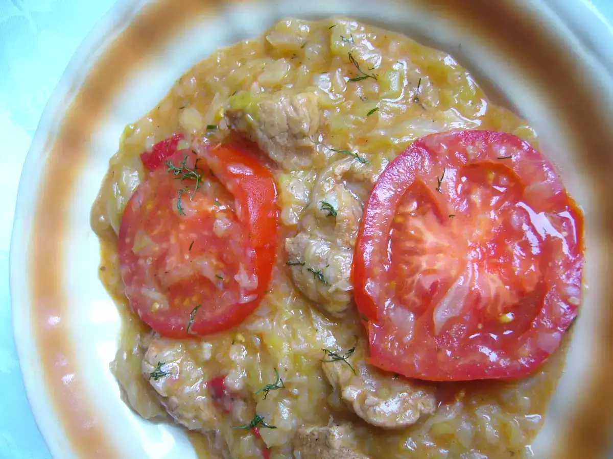 Varza scazuta cu carne de porc - poza 2