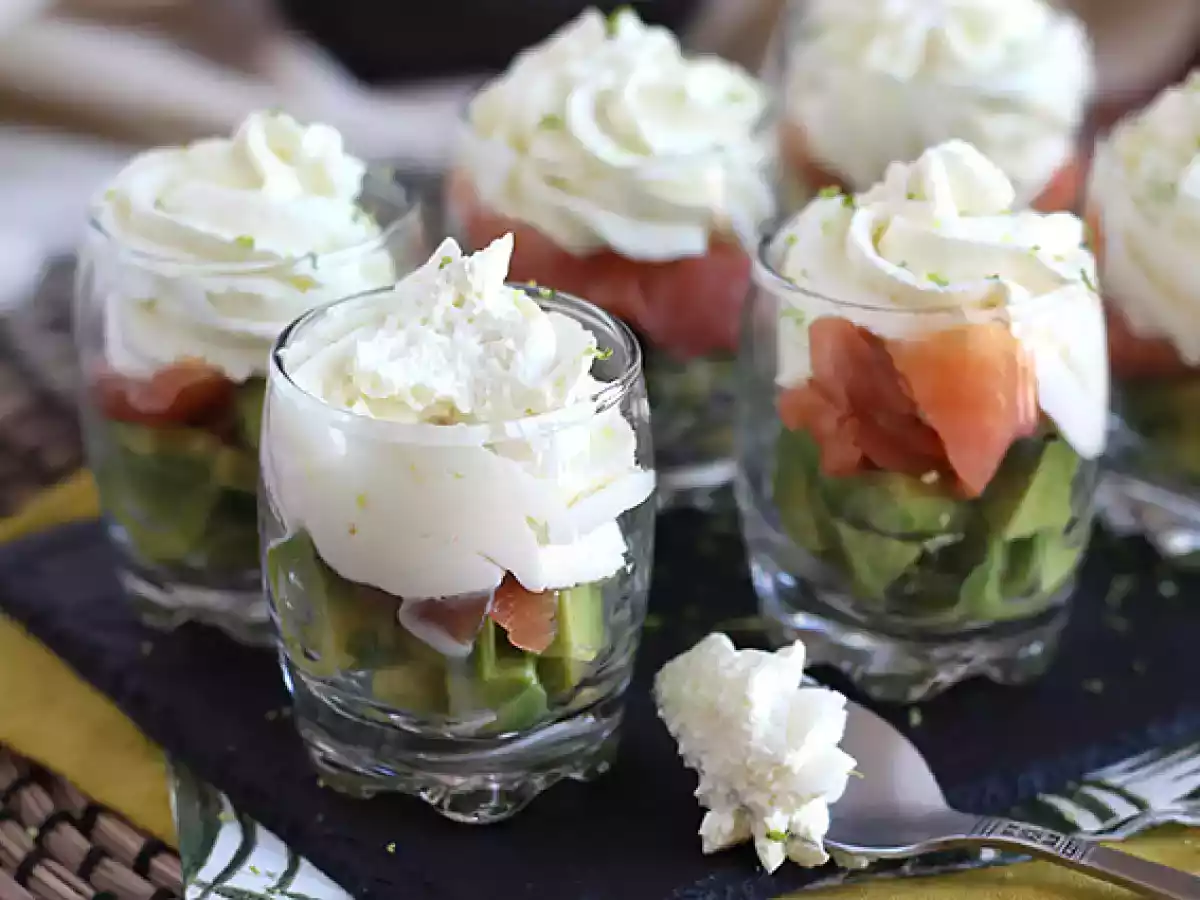 Verrine cu avocado si somon - poza 5