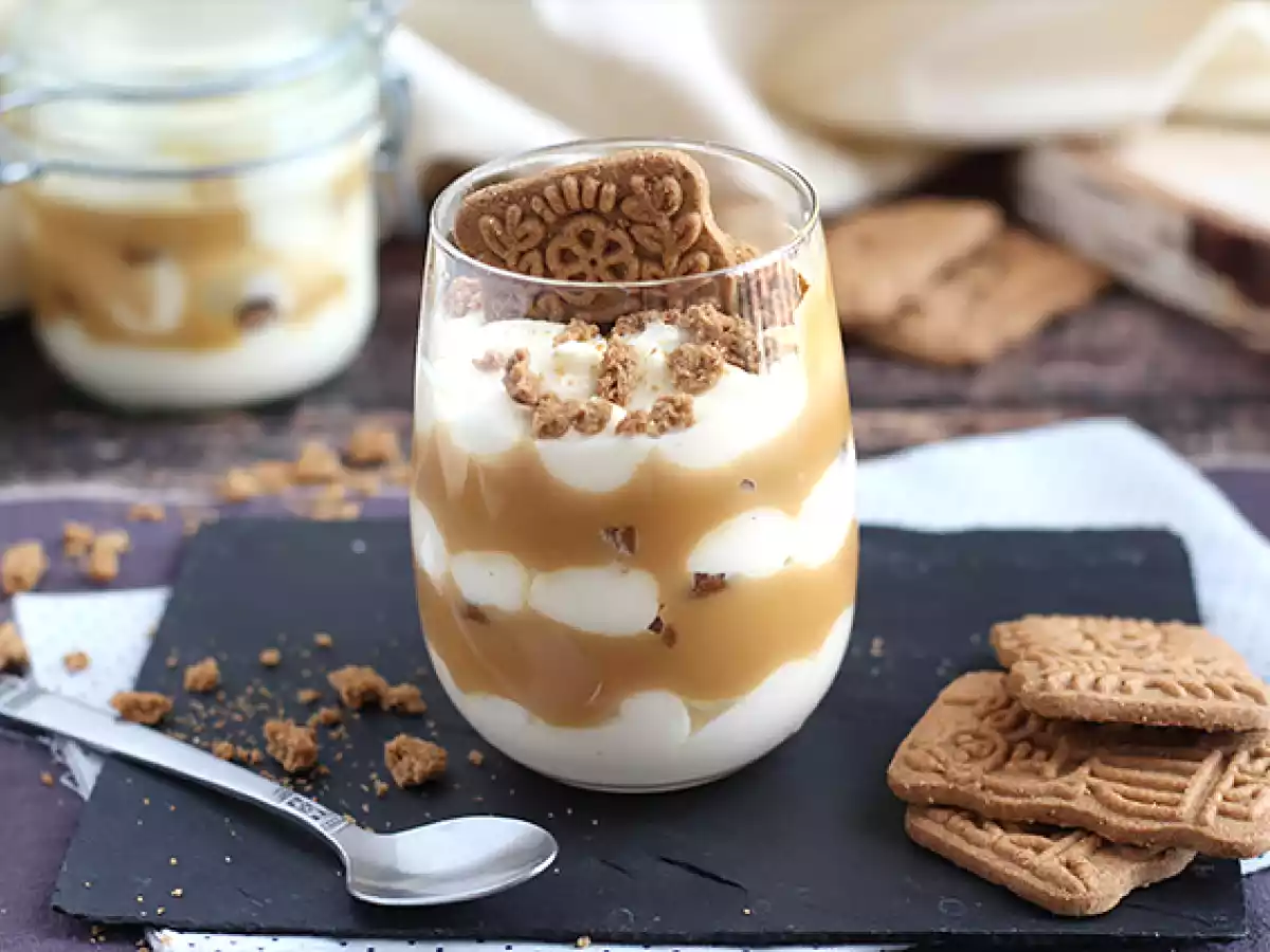Verrine tiramisu cu speculoos si caramel sarat - poza 2