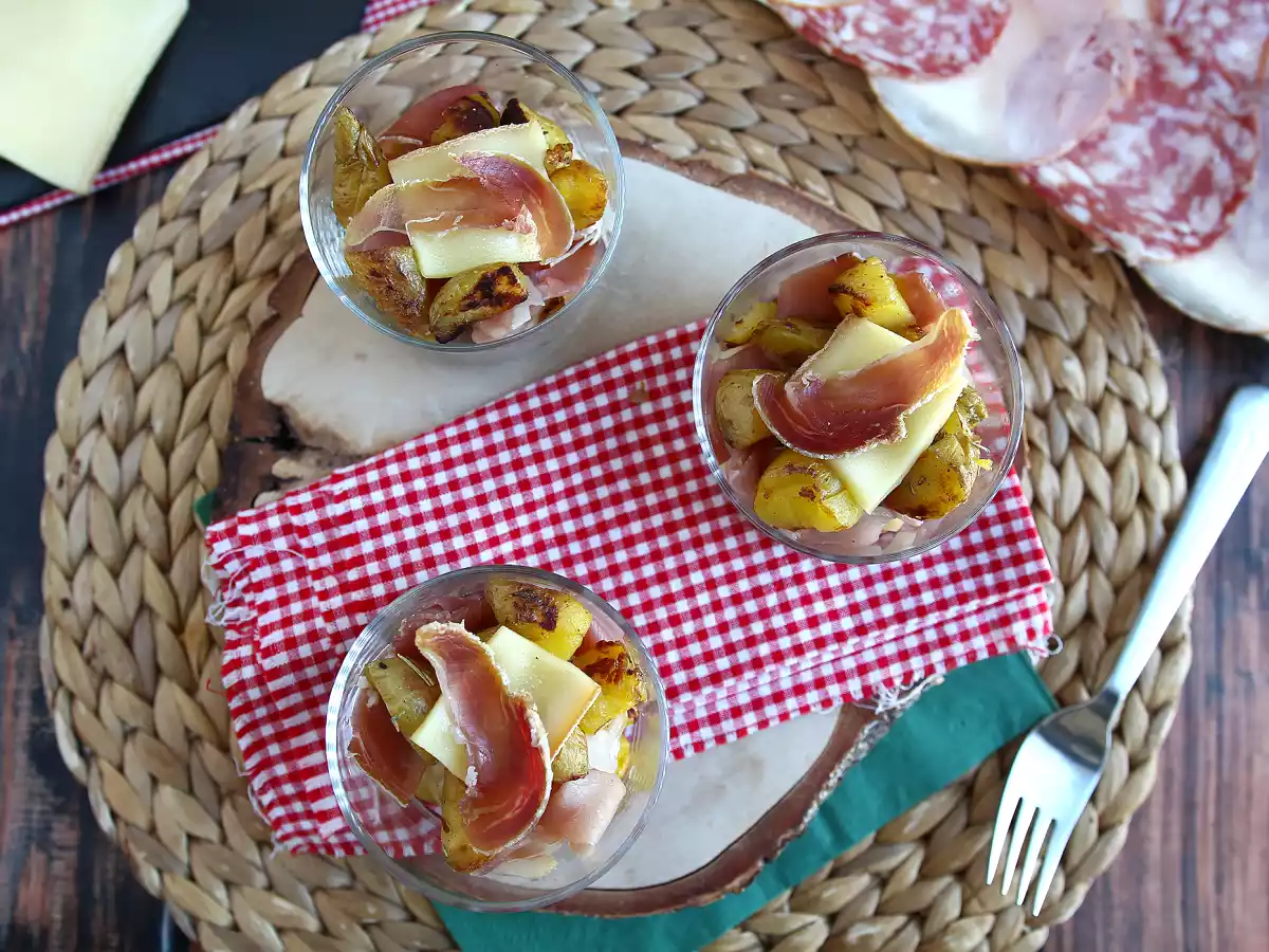 Verrines cu raclette - poza 2