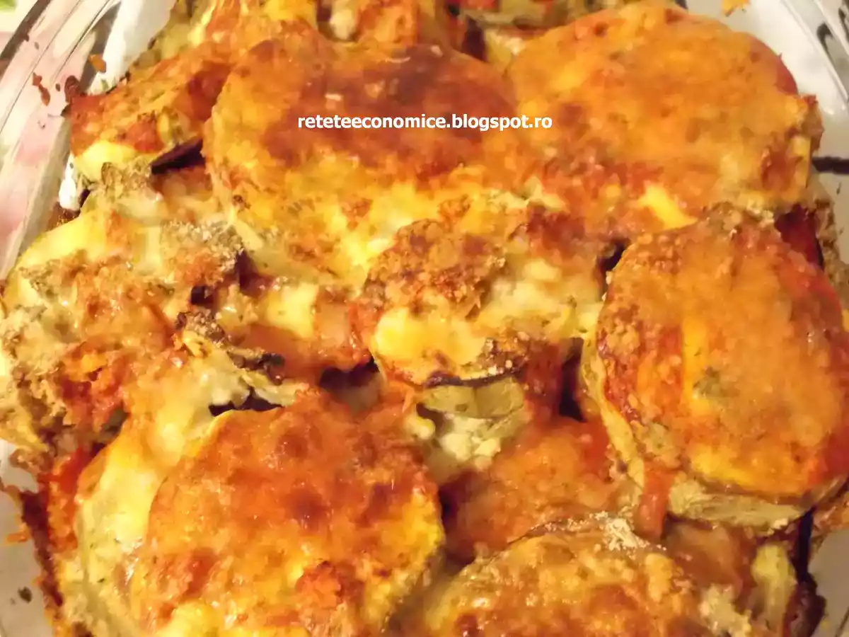 Vinete coapte cu parmezan si sos de rosii - poza 2