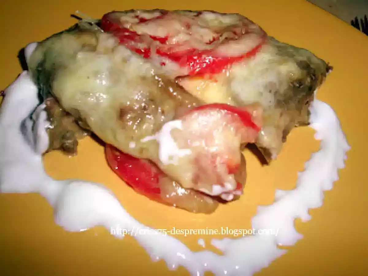 Vinete cu rosii si cascaval la cuptor - poza 2