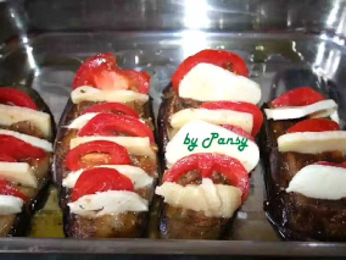 Vinete impanate cu branza si rosii - poza 3