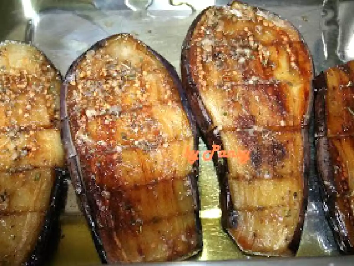 Vinete impanate cu branza si rosii - poza 5