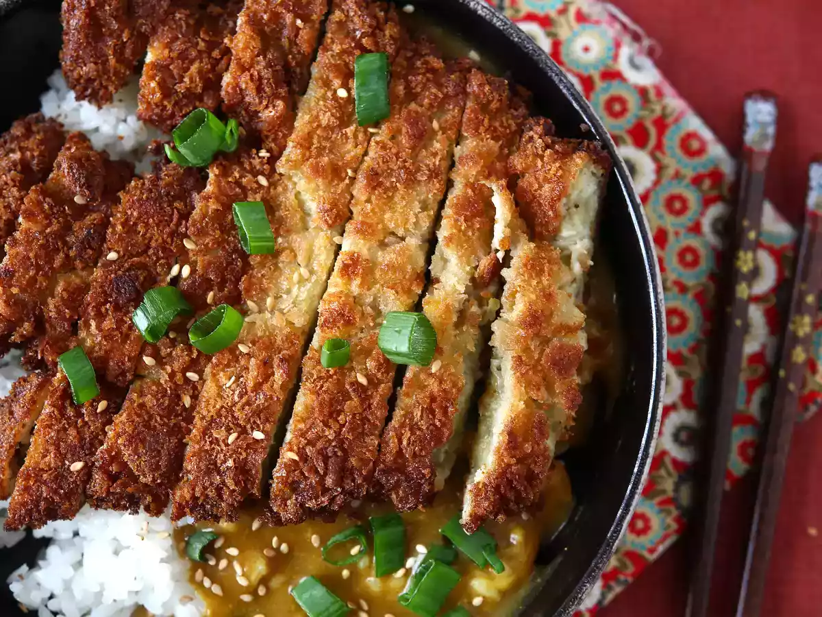 Vinete pane cu pesmet panko, curry japonez în stil katsu - poza 3