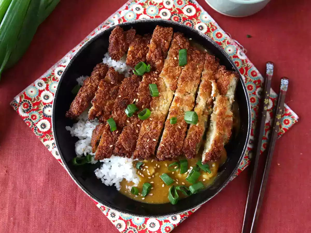Vinete pane cu pesmet panko, curry japonez în stil katsu - poza 5