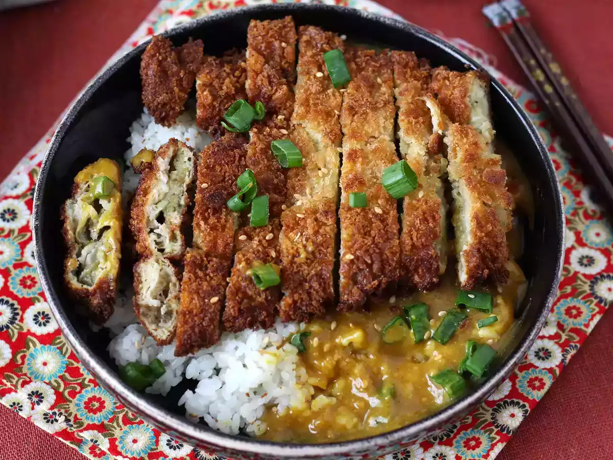 Vinete pane cu pesmet panko, curry japonez în stil katsu - poza 8