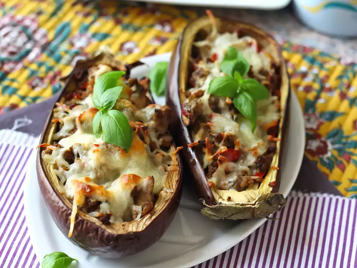 Vinete umplute cu mozzarella gratinată - poza 3