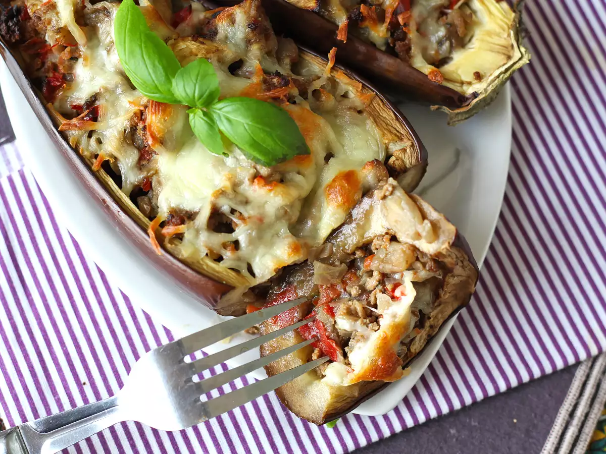 Vinete umplute cu mozzarella gratinată - poza 4