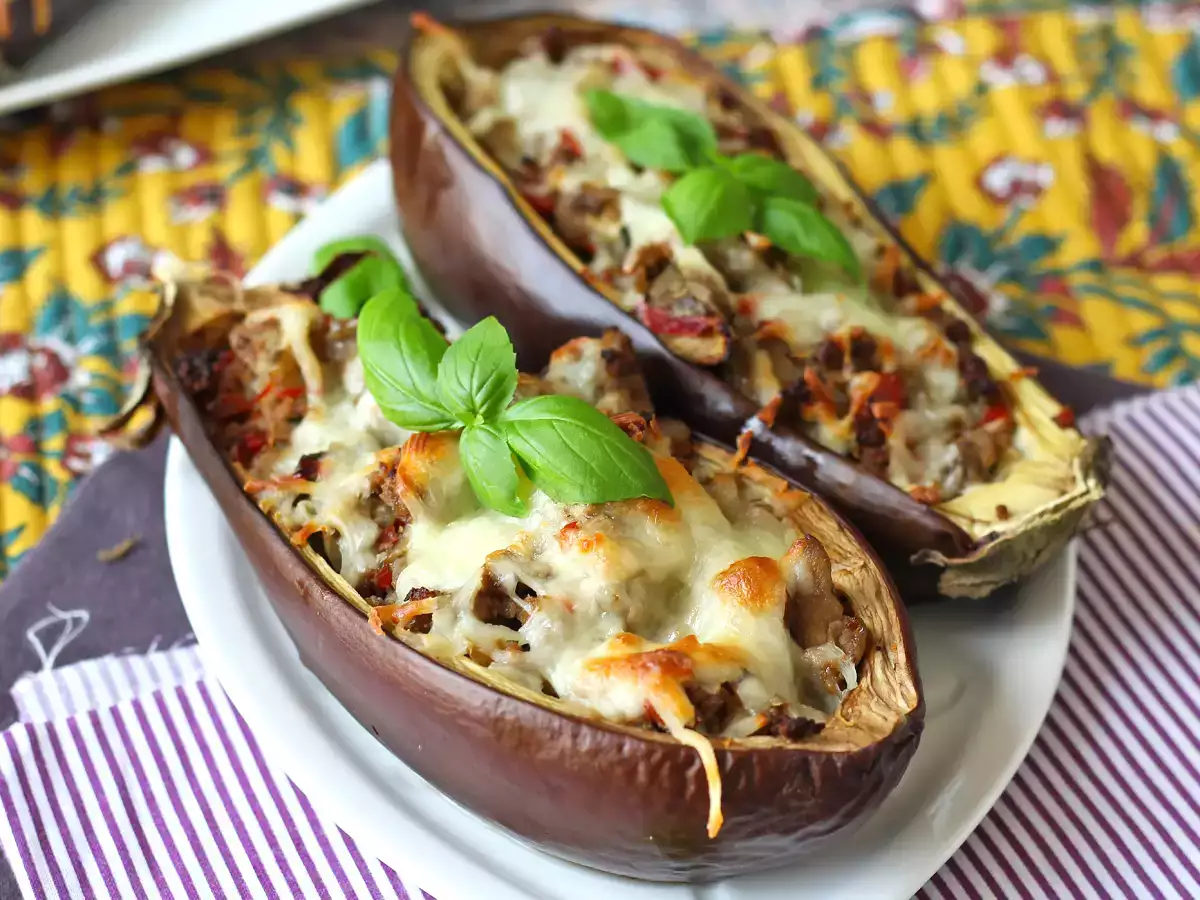 Vinete umplute cu mozzarella gratinată - poza 5