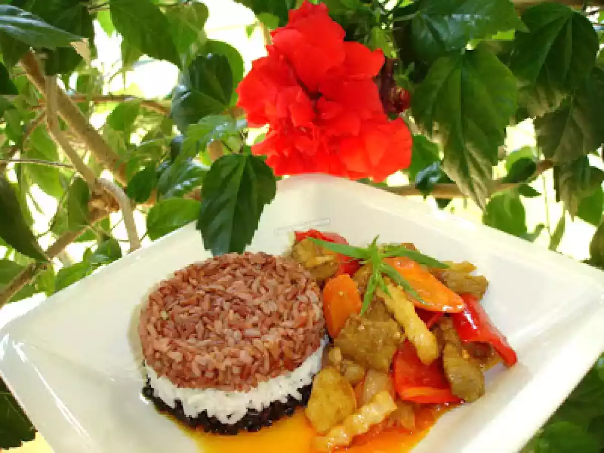 Vita cu sos thai red si orez arlechino - poza 2