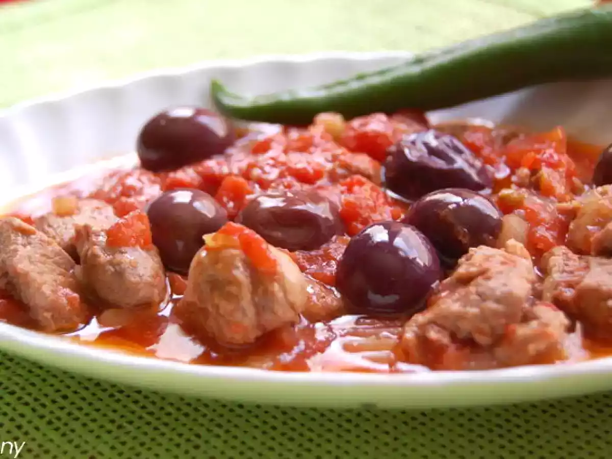 Vitel cu masline, telina si rosii ? reteta Montignac