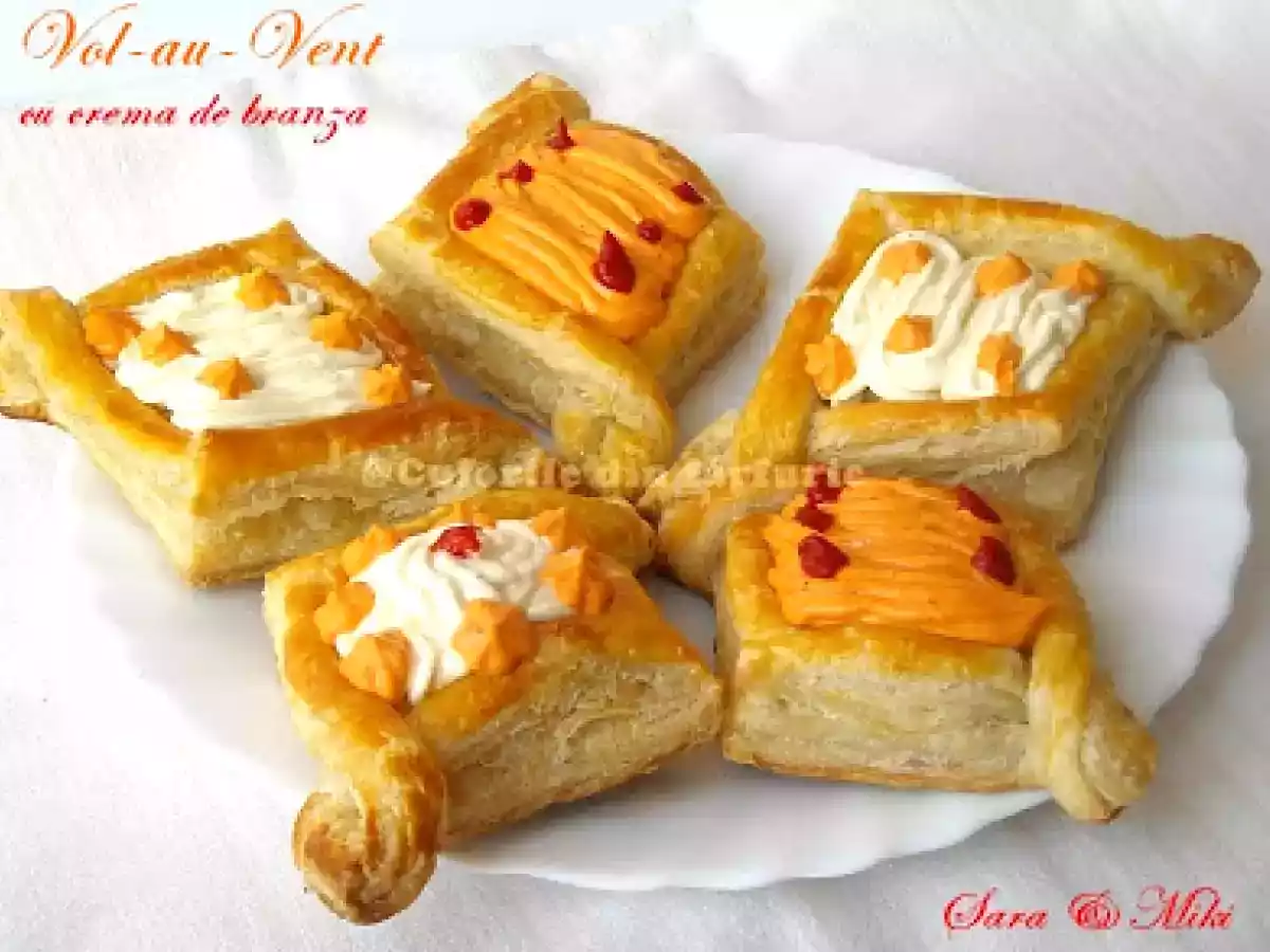 Vol-au-Vent cu crema de branza - poza 2