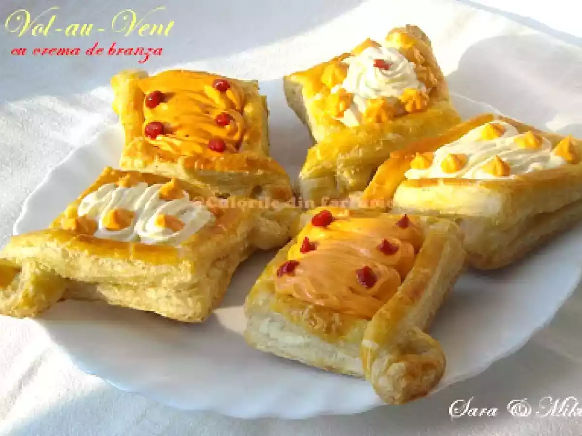Vol-au-Vent cu crema de branza - poza 3