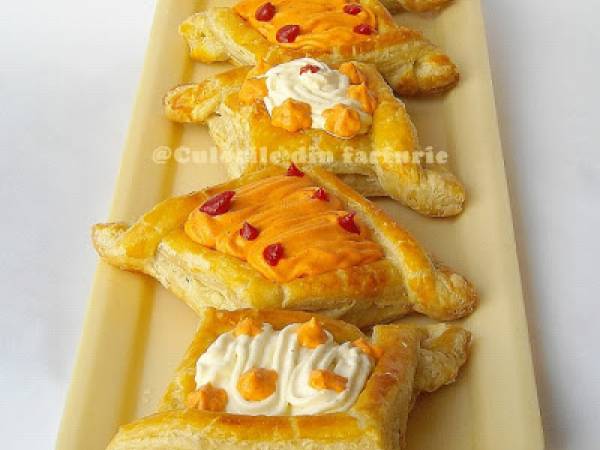 Vol-au-vent cu crema de branza