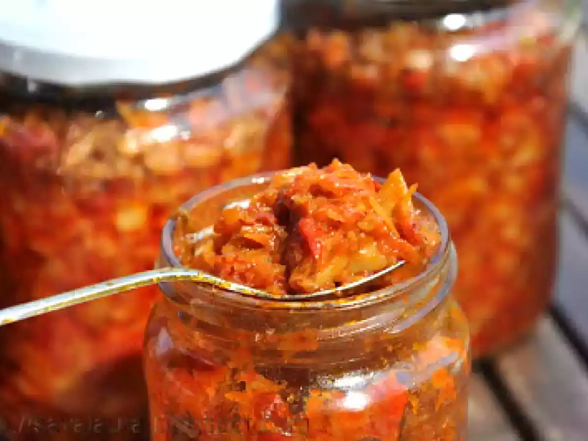 Zacusca de fasole pastai