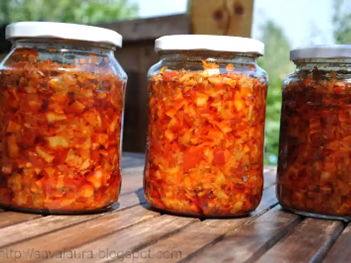 Zacusca de fasole pastai - poza 2